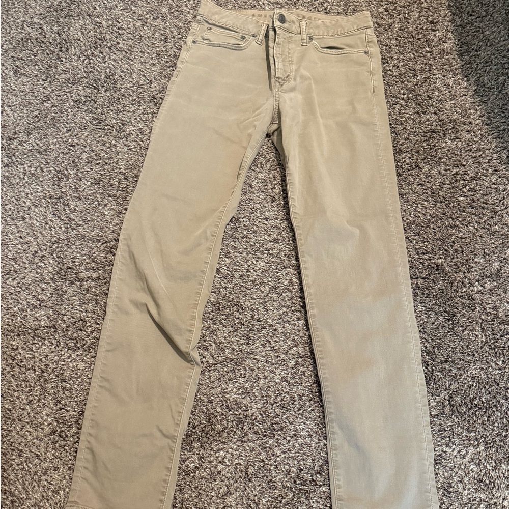American Eagle Outfitters Men's Beige Slim Jeans